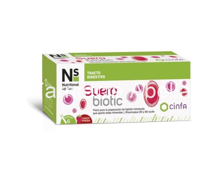 NS Suerobiotic fresa  6 sobres - Imagen 1