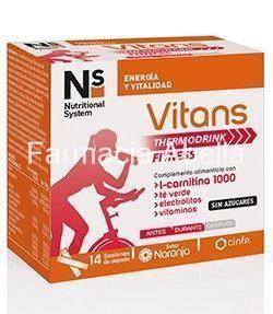 Ns Vitans Thermodrink Fitness 14 sobres. - Imagen 1