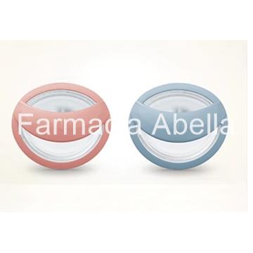 Nuk chupete silicona mommy feel 0-9m salmón - Imagen 1