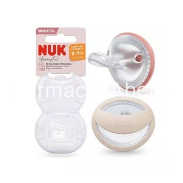 Nuk chupete silicona mommy feel 0-9m salmón - Imagen 2