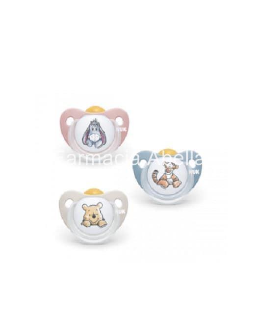 Nuk chupetes Disney Winny de Pooh látex 6-18 m 2 unidades - Imagen 1