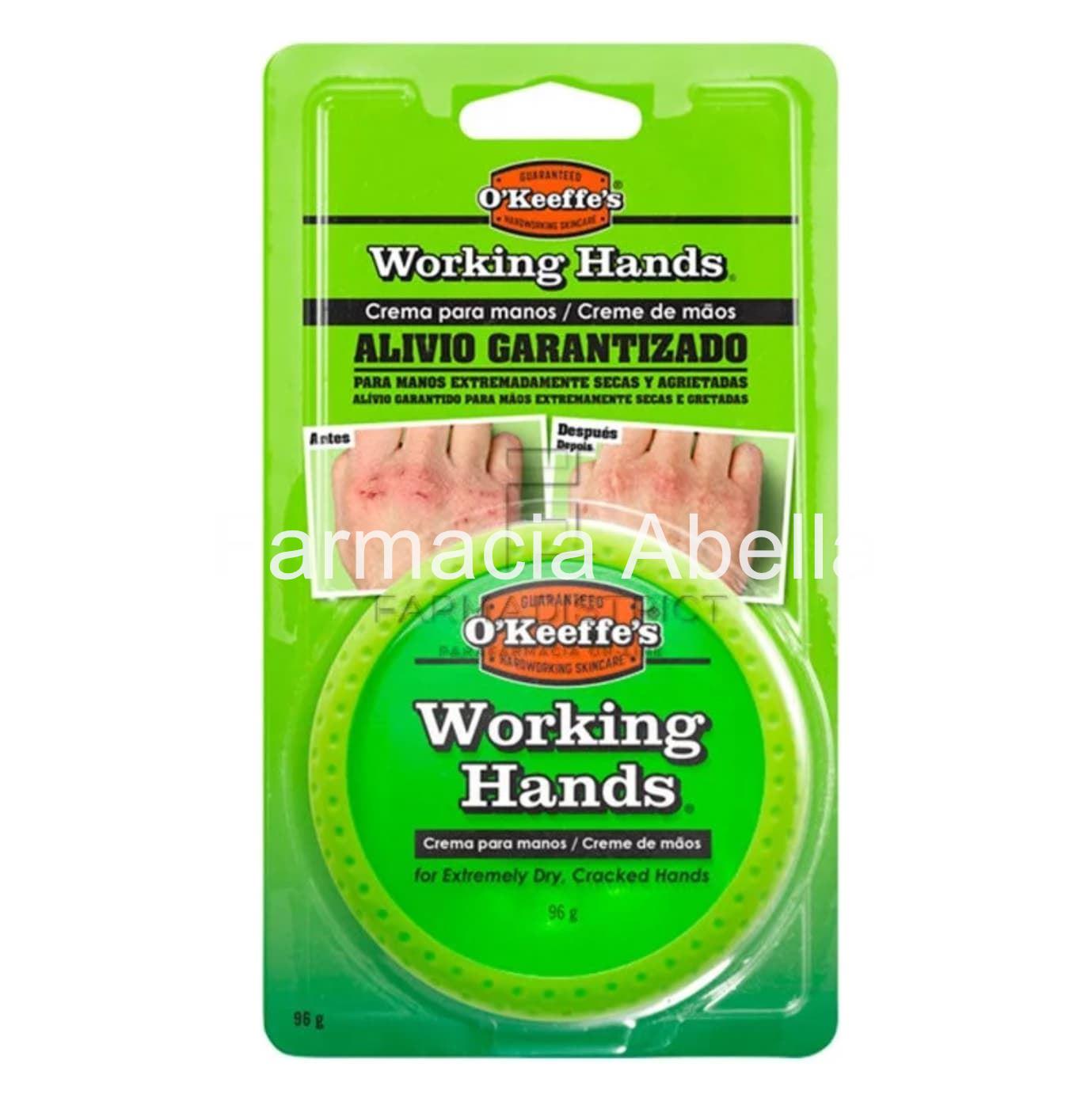 O’Keeff’s Working hands crema de manos sin perfume - Imagen 1