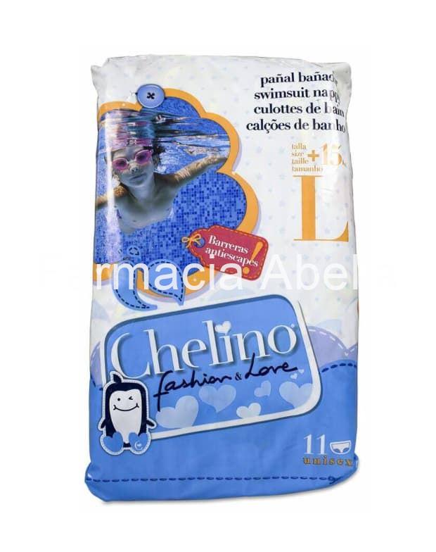 PAÑAL CHELINO FASHION & LOVE BAÑADOR INFANTIL T- L (15 KG) 12 PAÑAL - Imagen 1