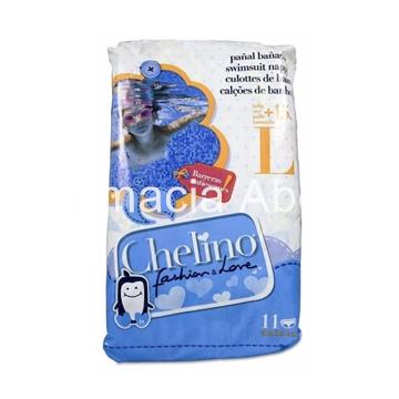 PAÑAL CHELINO FASHION & LOVE BAÑADOR INFANTIL T- L (15 KG) 12 PAÑAL - Imagen 1