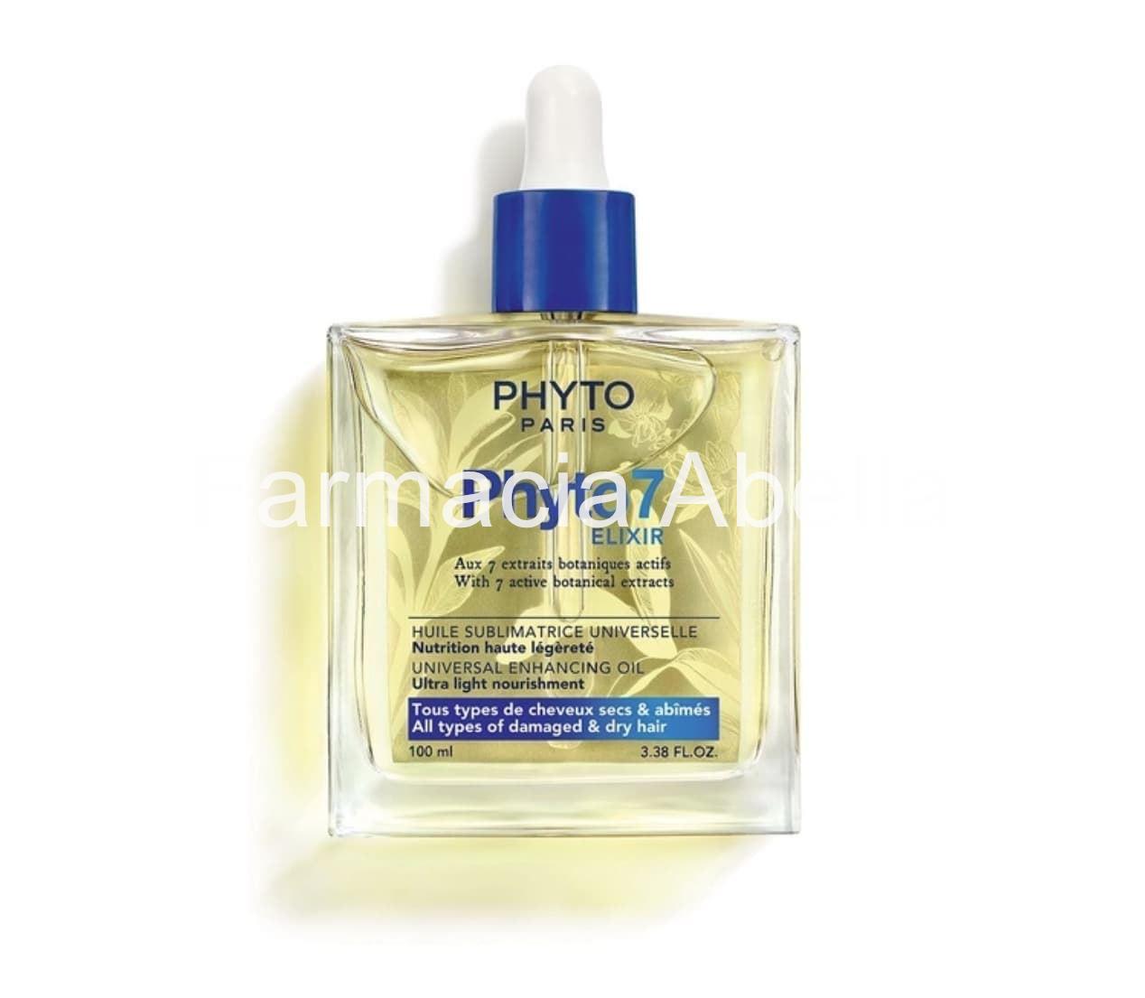 Phyto 7 Elixir aceite tratamiento cabello seco 100 ml - Imagen 1