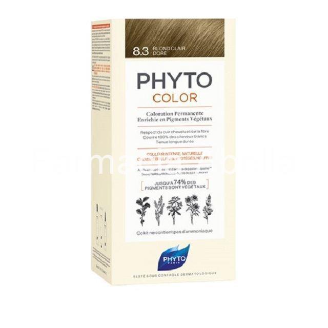 Phyto color 8.3 rubio claro dorado - Imagen 1