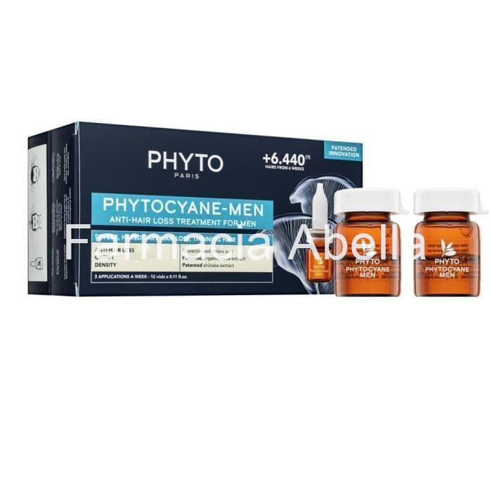 Phytocyane anti-caída severa hombre 12 ampollas - Imagen 1