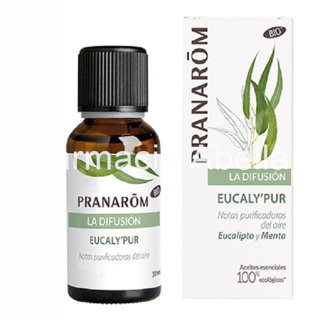 Pranarom la difusión "eucaly'pur" 30 ml aceites esenciales BIO - Imagen 1