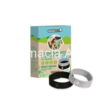 Pulseras repelentes de mosquitos con geraniol 2 unidades - Imagen 2