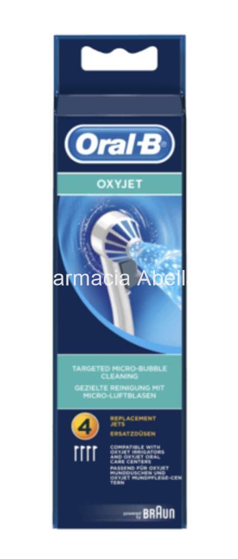 Recambios irrigador ORAL-B Oxyjet 4 unidades - Imagen 1