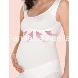 Relax Maternity Support Camiseta con Sujetador Blanca - Imagen 1