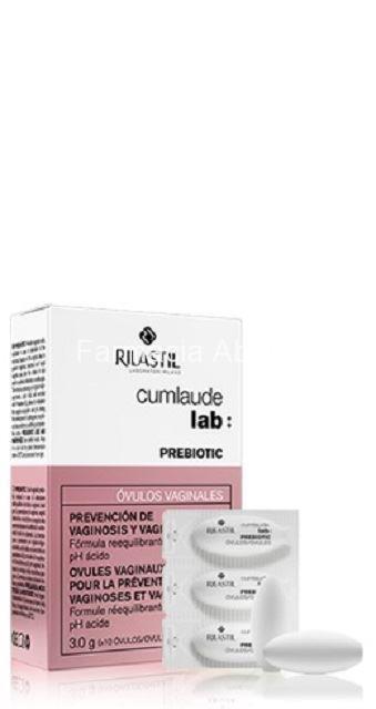 Rilastil cumlaude lab: PREBIOTIC óvulos probióticos vaginales - Imagen 1