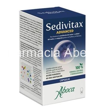 Sedivitax ADVANCE valeriana y pasiflora 30 cápsulas sin gluten - Imagen 1