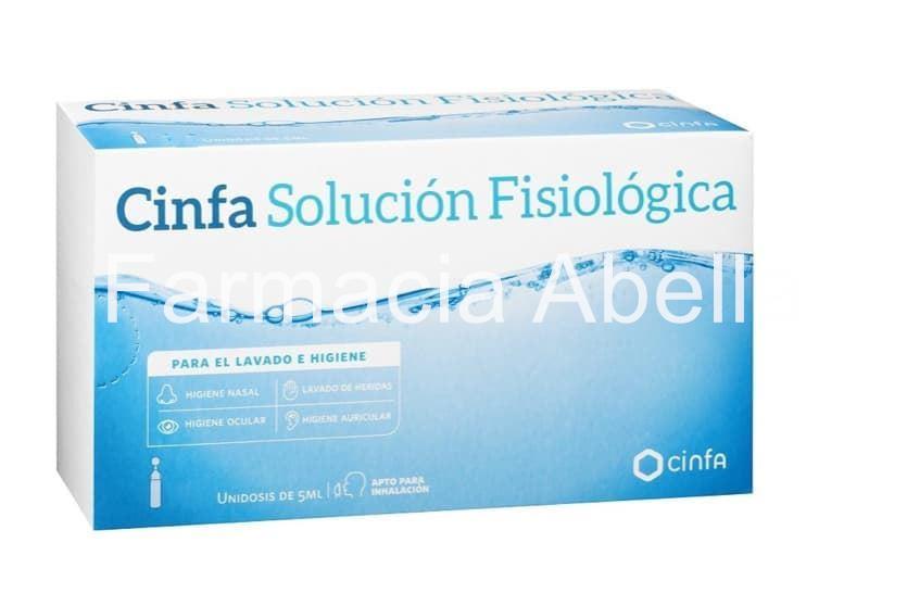 Solución fisiológica Cinfa 5 mililitros 30 unidades - Imagen 1