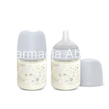 Suavinex biberón wonderland +0 120ml de vidrio con tetina SX pro silicona - Imagen 1
