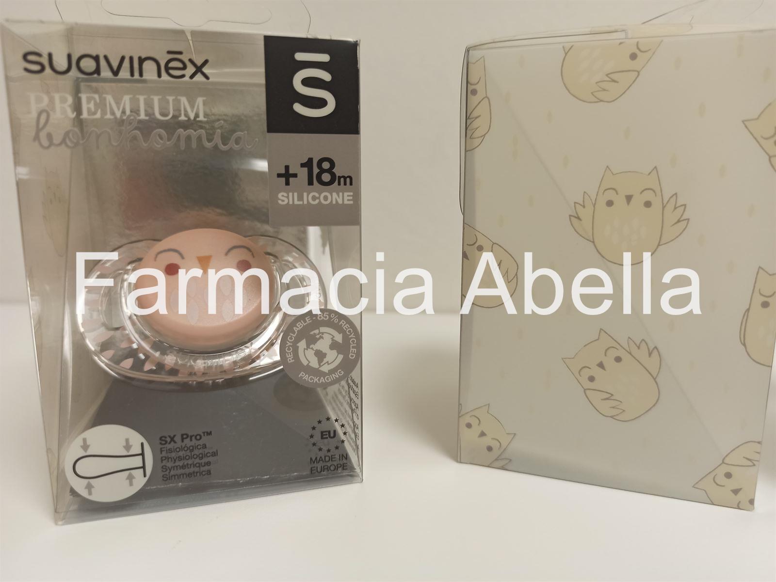 Suavinex chupete premium fisiólogico silicona bonhomía +18 - Imagen 1