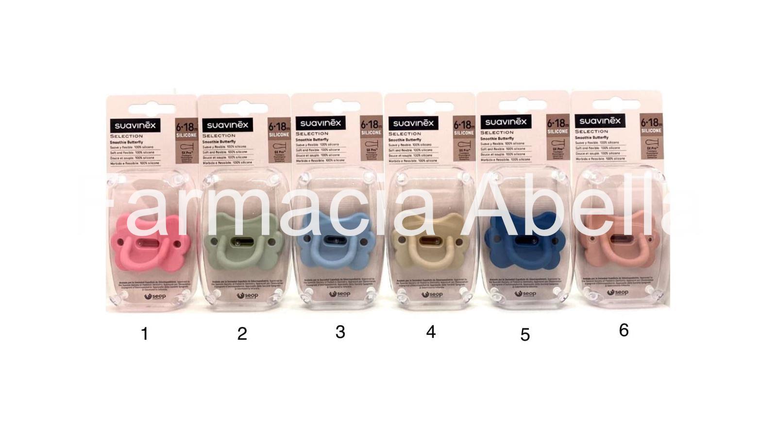 Suavinex chupete smoothie butterfly sili. 6-18M - Imagen 1