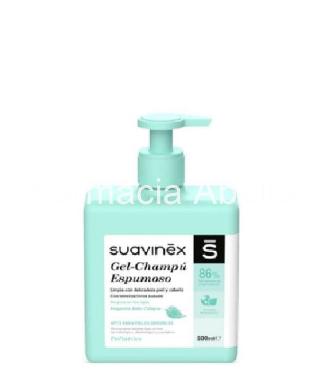Suavinex gel-champú espumoso 500 ml - Imagen 1