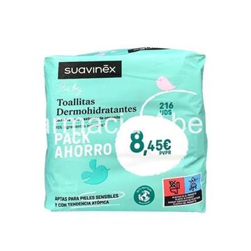 Suavinex pack ahorro toallitas húmedas bebé 216 uds - Imagen 1