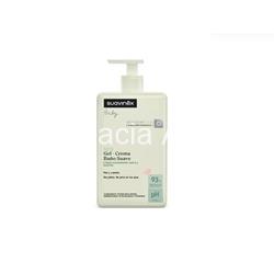 Suavinex pediatric gel-crema baño suave 750 ml - Imagen 1