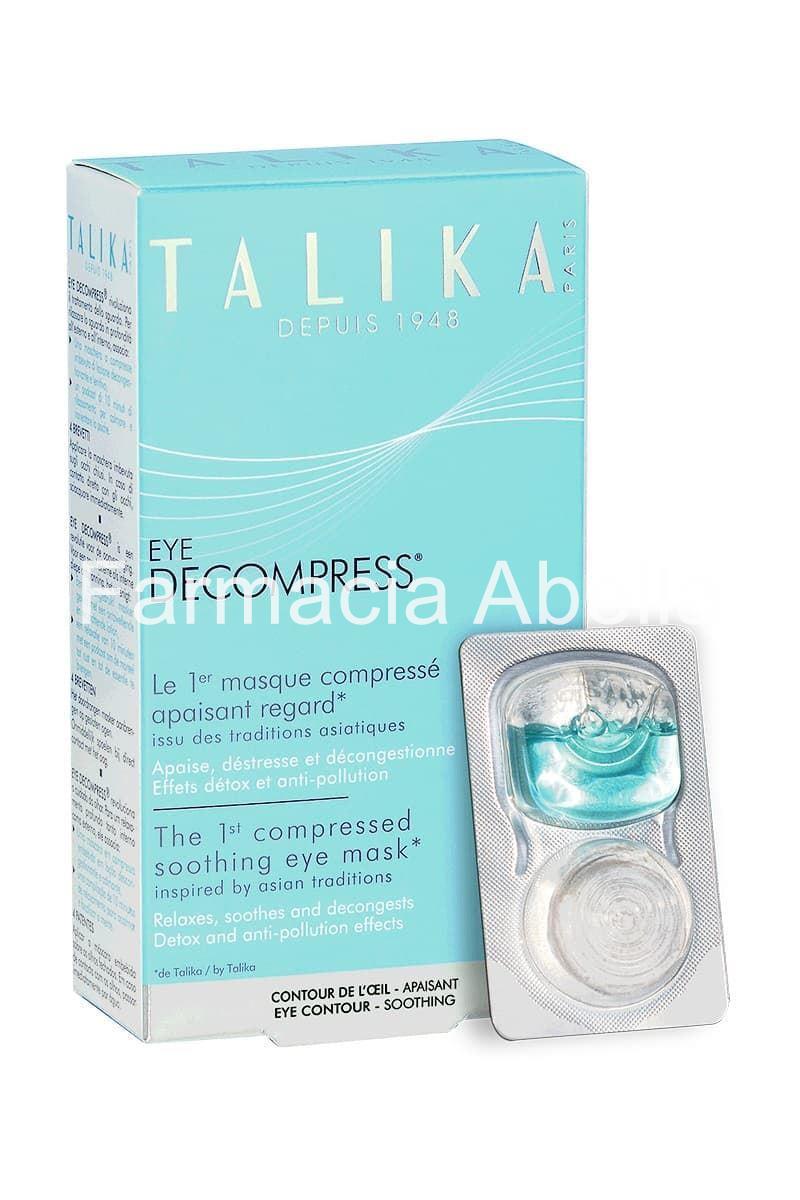 Talika eye decompress mascarilla calmante para el contorno de ojos 6x3 ml - Imagen 1