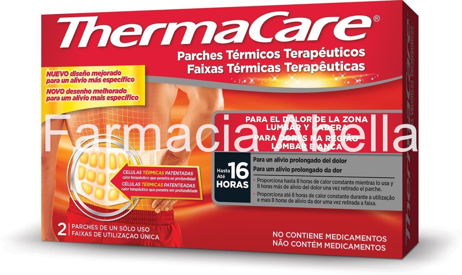 ThermaCare parches térmicos para la zona lumbar 2 unidades