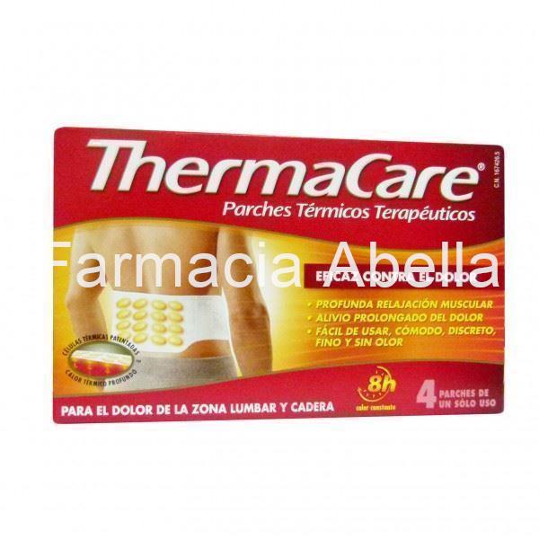 Thermacare zona lumbar y cadera. 4 parches térmicos al mejor precio