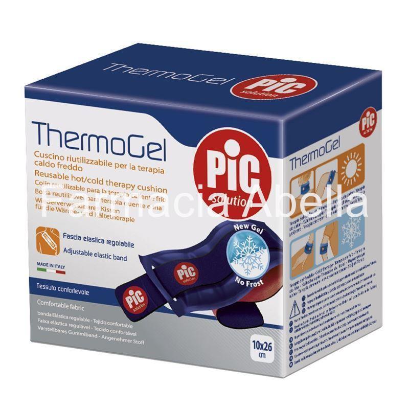 Thermogel bolsa frio calor formato medio 10x26 cm con banda elástica ajustable - Imagen 1