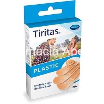 Tiritas plastic 4 tamaños surtido 20 unidades - Imagen 1