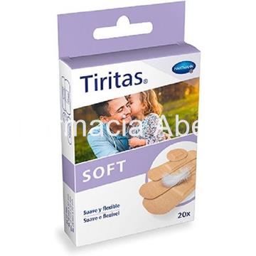 Tiritas soft piel sensible 4 tamaños 20 unidades - Imagen 1