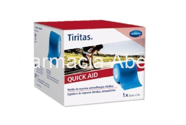 Venda QUICK AID 2 en uno 6cm x 2 m - Imagen 1