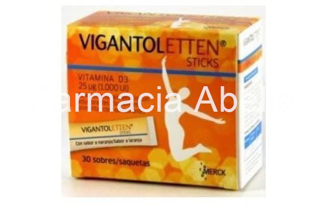 Vigantoletten sticks vitamina d3 30 sobres - Imagen 1